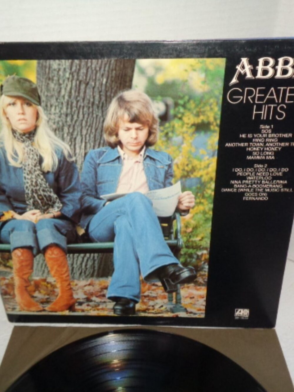 ABBA, Greatest Hits LP. Record Album,1975 Original